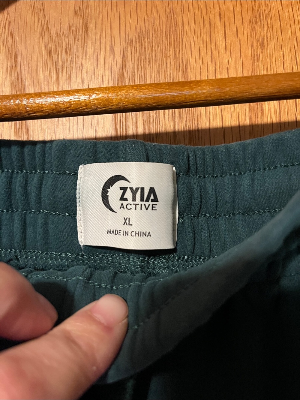 ZYIA Women's Green Drawstring Sweatpants - Picture 2 of 9
